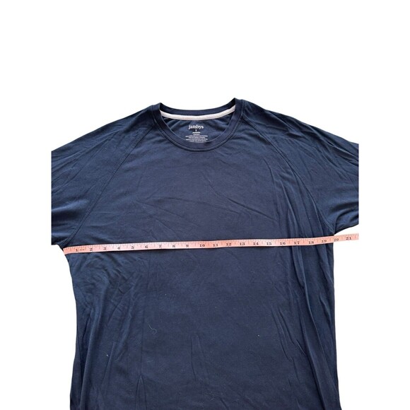 Jambys Unisex Short Sleeve MicroModal Crew JamTee Navy Blue Size Small Pj Top - Picture 3 of 5